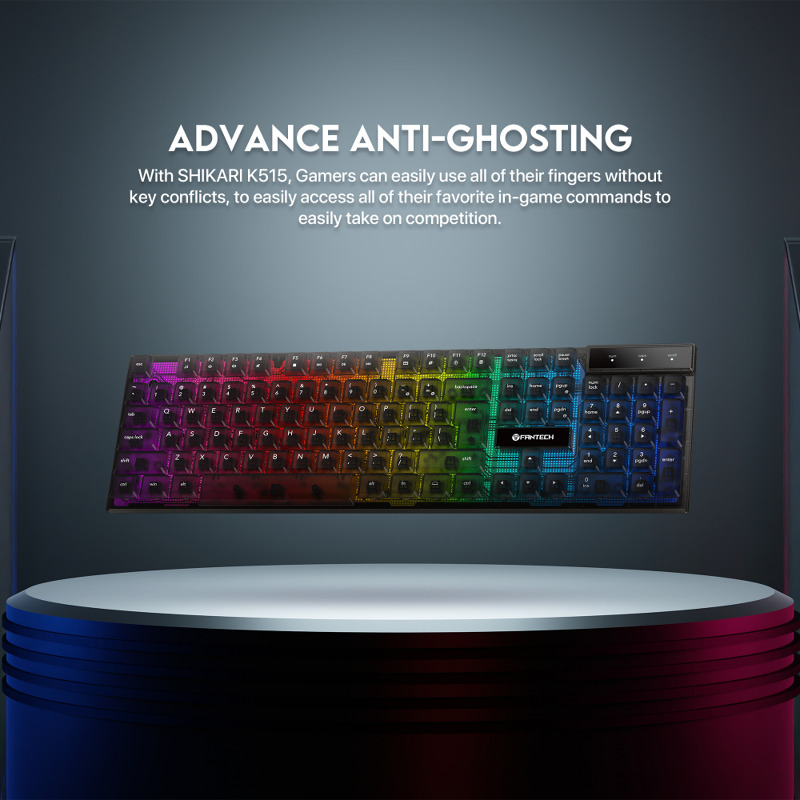 457eb8749393a1ab07585909fb476393 Tastatura Gaming Fantech K614L Fighter II crna