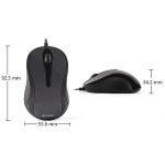57dee4944b37f7579c314715341373ee A4-N350 A4Tech opticki mis 1200Dpi, 92,5mm, 3-buttom USB, GREY