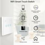 591587fa62af70336502e6b8266d884f ZIGBEE-SMART-3 GANG-RSH-SP003-EU Gembird 3 Smart bezicna prekidaca,APP glasovna kontrola Glass Touch