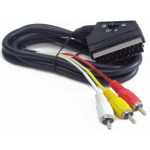 5e183039e0d750f426350484c808cc47 CCV-519-001 Gembird Bidirectional sa prekidacem RCA to SCART audio-video cable, 1.8 m