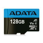 6fa23f040c528b2af763c2ad401b1fb6 Micro SD Card 128GB AData + SD adapter AUSDX128GUICL10A1-RA1/ class 10