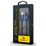 790d9577e2d9706769890c235811c0e3 CC-USB2J-AMmBM-1M-BL Gembird Premium jeans (denim) Micro-USB cable with metal connectors, 1 m, blue