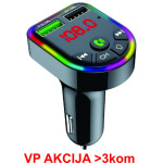 95bc1d73036c25e58c99396170c64c67 BTT-09 ** Gembird 3-in-1 Bluetooth carkit with FM-radio transmitter and USB 3.1 A charger, blk (559)