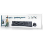a46f231bc84b44e48c229e69a40008f9 KBS-W-01 Gembird 2.4 GHz Slim Bezicni mis + tastatura US layout black