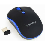 ba84a02431f8c7669297ef93325745a9 MUSW-4B-03-B Gembird Bezicni mis 2,4GHz opticki USB 800-1600Dpi black/blue 103mm