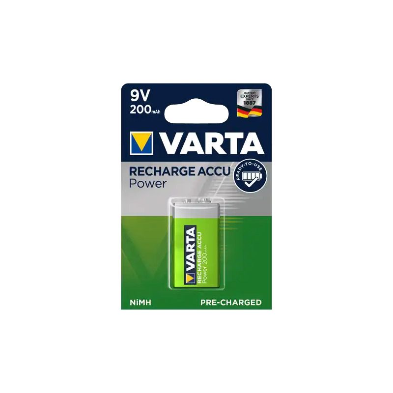 be7a606708e8b7b4883f3d45c85a5f3b Punjiva baterija Varta 9V 200mAh