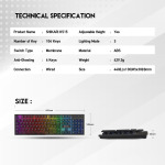 c56b49c6030c4ee92a49e79f9d9d2f5a Tastatura Gaming Fantech K515 Shikari crna