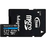 d2708046a16e922f36cac579ab5ed332 TeamGroup MICRO SDXC 512GB ELITE, UHS-I U3 V30 A1, 100/90MB/s +SD Adapter TEAUSDX512GIV30A103