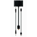 db30e4c9a7749fecf71609fce977e4da A-HDMIM-HDMIFVGAF-01 * Gembird HDMI male to HDMI female + VGA female + audio adapter cable, black
