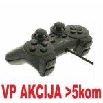 dc750b8bd6faac52fb08785fca495f1a JPD-THRILLERSHOCK-BOX ** Gembird USB 2.0 analog vibration gamepad black(alt. JPD-UDV-01 (343)