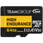 e06524d8280cee7d0332f75cd6d957a6 TeamGroup MICRO SDXC 64GB High Endurance UHS-I U3 V30, 100/50MB/s, THUSDX64GIV3002 ZA VIDEO NADZOR!