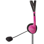 f841735f8ab52658c74ef7411732f8d6 CHST100PK Stereo slusalice sa mikrofonom 2x3,5mm Pink