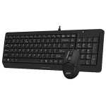 fc64731c0beee3c3454ce3a6813b1b84 A4-F1512 A4Tech tastatura YU-LAYOUT + mis USB, Black