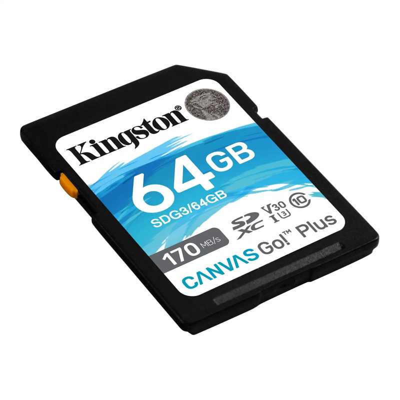 20e9f64d1ecd99d1bb08a23288b68bb0 SD Card 64GB Kingston SDG3/64GB class 10 170Mbs/64MBs