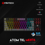 0154fe1b638d48cc040f207ed9f72d94 Tastatura Mehanicka Gaming Fantech MK876 RGB Atom TKL crna (Blue switch)