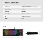 574c4fe33cbb7ea1c6e37d40baf32c54 Tastatura Mehanicka Gaming Fantech MK876 RGB Atom TKL siva (Blue switch)