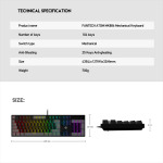cbebbca30d4f4752b3944c9000337278 Tastatura Mehanicka Gaming Fantech MK886 RGB Atom crna (Blue switch)