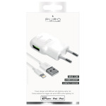 20cf9d8645c02e0d01d580baf5d2fb10 Kucni punjac Puro Fast Charger sa iPhone lightning kablom beli
