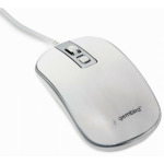 768d675e608e1bce74e6ddccb7943e45 MUS-4B-06-WS Gembird Opticki mis 800-1200Dpi 4-button 99mm white/silver USB