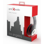 9e2a35df6e29ac70a193bee9ea86b663 MHS-LAX-B Gembird Stereo slusalice sa mikrofonom Los Angeles black (1x3,5mm)