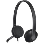 22192be0a09ab86d8137082d06b97f78 LOGITECH H340 Corded Headset - BLACK -