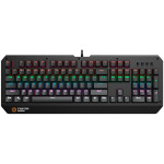 4121184a379720cb8e9e9a5d0d2eb001 CANYON Hazard GK-6, Wired multimedia gaming keyboard with lighting effect, 108pcs rainbow