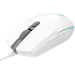 58261df5f15f17e22e8a37164c4380c2 LOGITECH G102 LIGHTSYNC Corded Gaming Mouse - WHITE - USB -