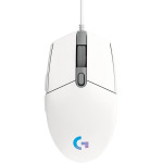 86ab08103a9f0e6e0413ce426303e352 LOGITECH G102 LIGHTSYNC Corded Gaming Mouse - WHITE - USB -