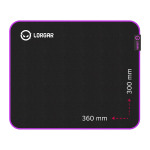 9d7c09f6bc8f23999c16e91fbb756e48 Lorgar Main 313, Gaming mouse pad, High-speed surface, Purple anti-slip rubber base,