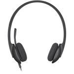 e154df534e350fa8b2517ee93b9a3fd3 LOGITECH H340 Corded Headset - BLACK -