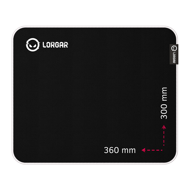 f3b379525caf8368b67ec665bcd221f1 Lorgar Steller 913, Gaming mouse pad, High-speed surface, anti-slip rubber base, RGB