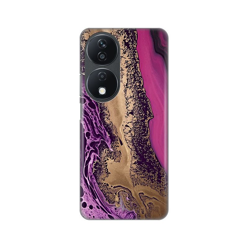 51163649c506a51e257ef325bd8e11a2 Maskica Silikonska Print za Honor X7b Purple Gold Marble