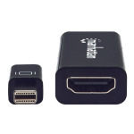 32e0af169939387221baf5330a2d2b87 Adapter Manhattan 151528 Mini DisplayPort/M - HDMI 1080p Crni