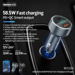 285e067721c14882484268477e41c586 Auto punjac REMAX Salo Series 58.5W PDHQC Fast Charging RCC215