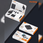 4b88e7453dfe36528f834644cfb200e6 Kucni punjac sa adapterima LDNIO A6140C GaN PPS 3xQC3.0 (30W), 3xPD3.0 (100W), 140W Max, a Type C na Type C kablom crni