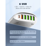 5d6b72f017db05405f605d9320f11c57 Kucni punjac LDNIO A6573C PD, QC4+, QC3.0, Auto ID 65W 1.5m naponski kabl