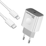 e9b353ea70072d8ad8e51b31f7e543d7 Kucni punjac KONFULON C69D+DC13 PD20W sa PD kablom Type C na iPhone lightning beli