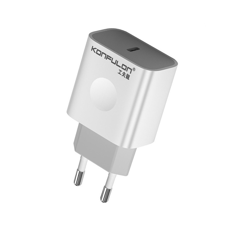 f90d17b04b4a5e5982878167a8ea433a Kucni punjac KONFULON C69D+DC15 PD20W sa PD kablom Type C na Type C beli