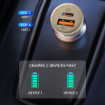 fbcde0c09f8d6d3f050e504ec86fd9e7 Auto punjac LDNIO C506Q PD, QC4+, 30W gold USB Lightning