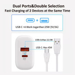 0382c05cedc6e1f6641623804edc11a3 Kucni punjac LDNIO A2526C PD, QC4+, QC3.0, PPS 45W Type C na Type C