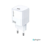 303393cfe8b2a0a7f5f58dd5ef15496f Kucni punjac Pluginn PI-D73-25w, PD 3.0, PPS, 25W sa PD Type C kablom beli CE
