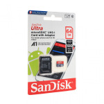 38d579a4da30c78dd672f616535085cc Mem. Kartica SanDisk SDHC 64GB Ultra Micro 100MB/s Class 10 sa adapterom ZJ CN