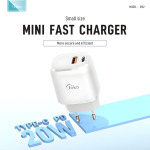96d019051aaae2d59b9109fdaf2f0797 Kucni punjac KONFULON JK82 + PX14 PD 20W, QC 18W, sa kablom USB na Lightning beli