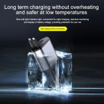 630cbfb995dd9bf52b2057b04460e24c Auto punjac C1 4u1 PD 3A, USB 2.4A 120W (total) sa Type C/lightning kablom tamno sivi
