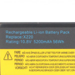 186f2a482064dfadf33d82d9760f0719 Baterija za laptop Lenovo X220 X230 10.8V 5200mAh 56Wh HQ2200