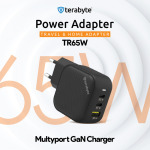 1d2207e1de761a714889e0ac33bd68ca Punjac univerzalni Terabyte TR65W, GaN, PPS, PD 3.0, QC 3.0, 65W sa PD Type c kablom crni CE