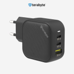 d73e42aa0fac6f7355565aa628a03f0a Punjac univerzalni Terabyte TR65W, GaN, PPS, PD 3.0, QC 3.0, 65W sa PD Type c kablom crni CE