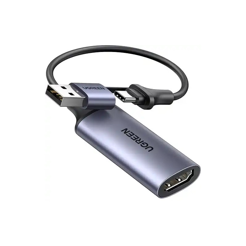 0a423aad684588bf1b4d2037ff0e35d6 Adapter Manhattan 151634 DisplayPort/M - HDMI/F 1080p Crni