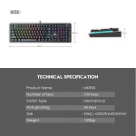 2f3ce89986a77e3c7251aa0caac1c55b Tastatura Mehanicka Gaming Fantech MK853 RGB Maxpower (red switch) Sakura