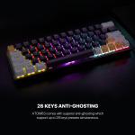 9532336f2f3d054e58b82c3f1adea0d3 Tastatura Mehanicka Gaming Fantech MK874 RGB Atom 63 Navy (Red switch)